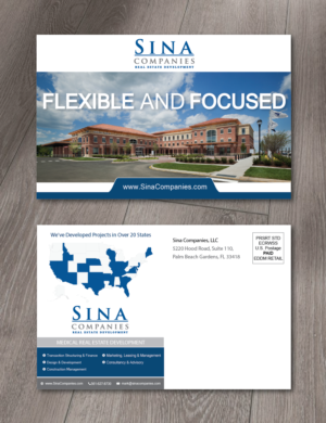Postkarten-Design von alex989 für Sina Companies LLC | Design: #17115108