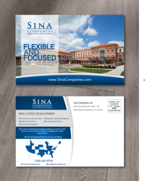 Design de Carte Postale par alex989 pour Sina Companies LLC | Design : #17115258