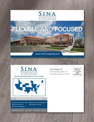 Postcard Design by alex989 for Sina Companies LLC | Design: #17117604