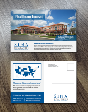 Design de Carte Postale par Alexandar pour Sina Companies LLC | Design : #16959220