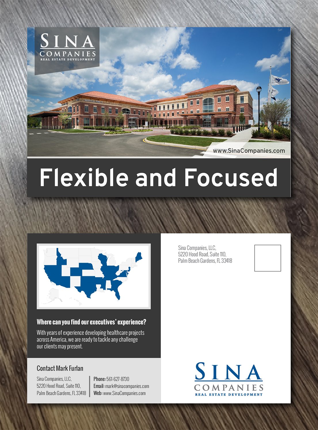 Design de Carte Postale par Alexandar pour Sina Companies LLC | Design #17115520