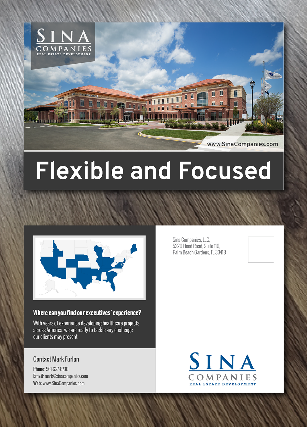 Design de Carte Postale par Alexandar pour Sina Companies LLC | Design #17115610