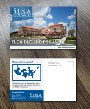 Postkarten-Design von Alexandar für Sina Companies LLC | Design: #17165079