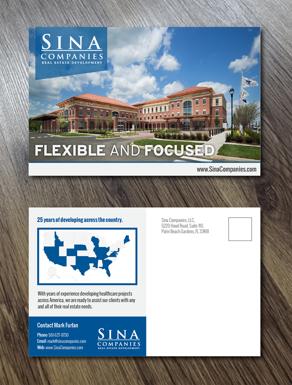 Design de Carte Postale par Alexandar pour Sina Companies LLC | Design #17200316