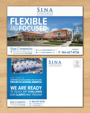 Design de Carte Postale par ecorokerz pour Sina Companies LLC | Design : #16953840