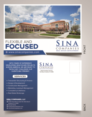 Design de Carte Postale par SAI DESIGNS pour Sina Companies LLC | Design : #17090953