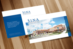 Postcard Design by banedsgn for Sina Companies LLC | Design #16948792