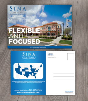 Design de Carte Postale par Schöpfer pour Sina Companies LLC | Design : #17117345