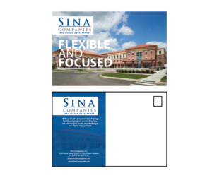 Postcard Design by Tom-Robinson for Sina Companies LLC | Design #17049303