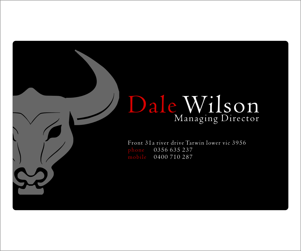Business Card Design by Aru Datu for this project | Design #2692538