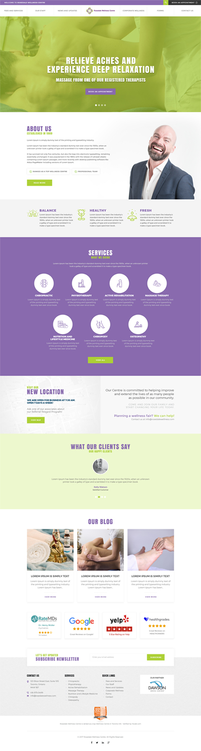 Web Design by VrajeshR for this project | Design #16968818