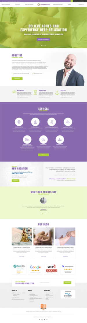 Web Design by VrajeshR for this project | Design #16968818