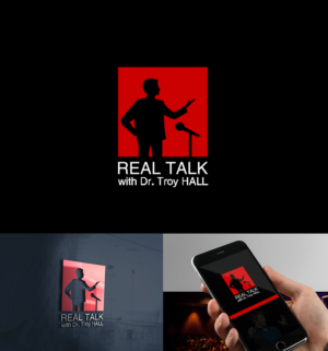 Real Talk with Dr. Troy Hall | Logo Design by Firstception
