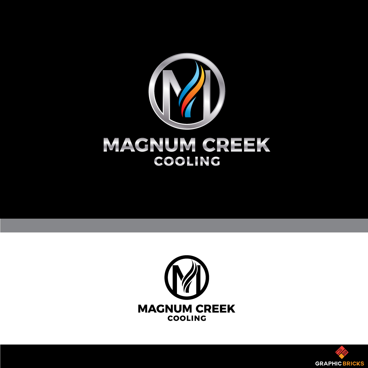 Logo-Design von Graphic Bricks für Magnum creek cooling LTD | Design #17213919