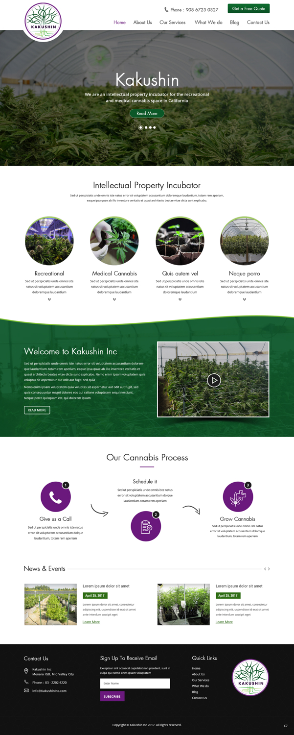 Web Design by pb for Kakushin, Inc. | Design #17061150