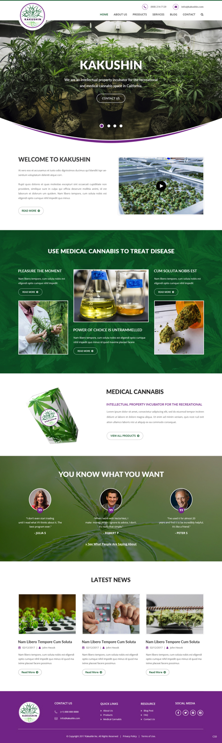 Web Design by pb for Kakushin, Inc. | Design #17061194