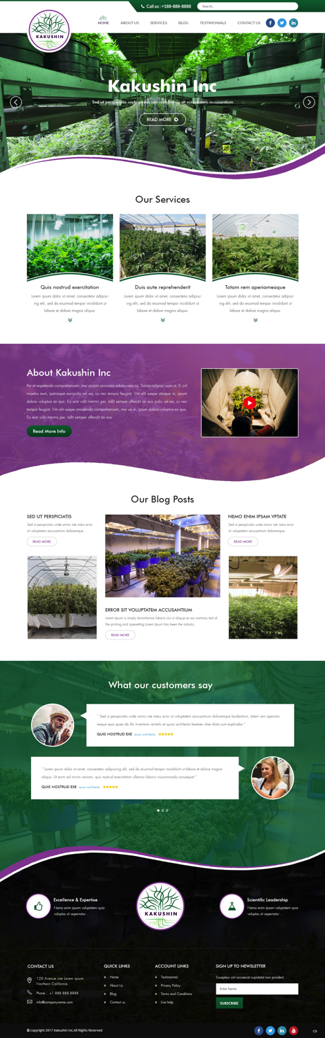 Web Design by pb for Kakushin, Inc. | Design #17061195