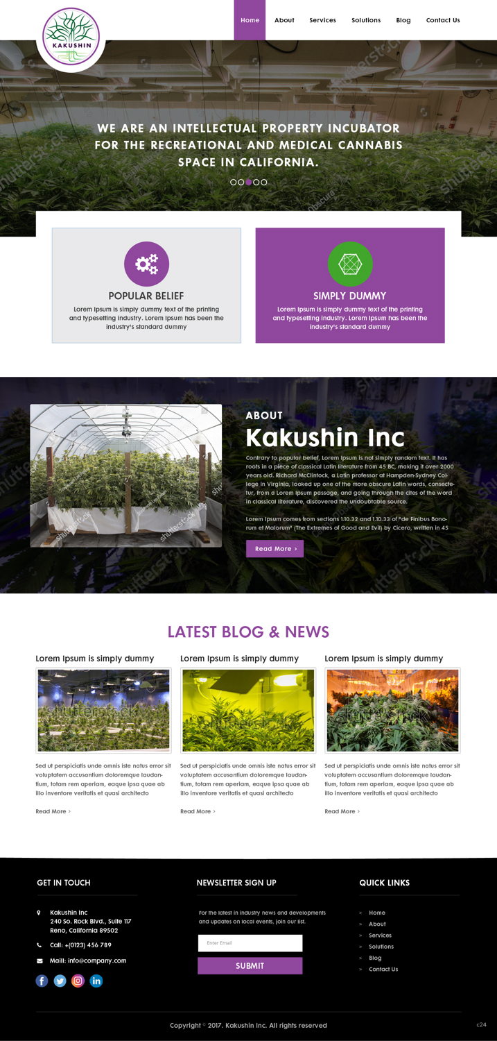 Web Design by pb for Kakushin, Inc. | Design #17061198