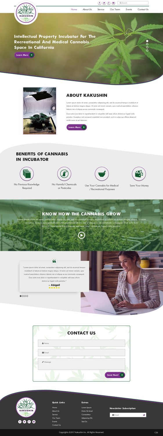 Web Design by pb for Kakushin, Inc. | Design #17061200
