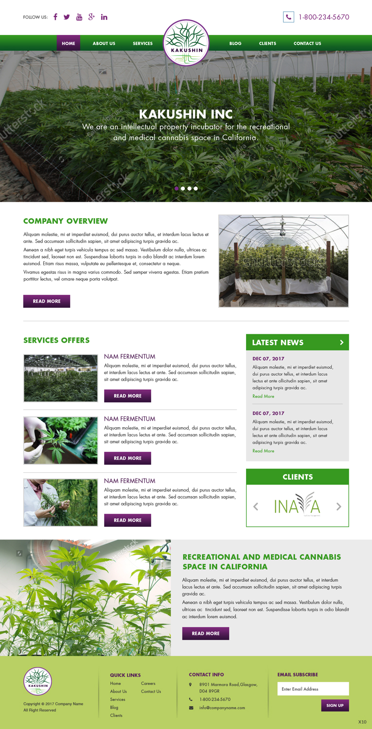 Web Design by pb for Kakushin, Inc. | Design #17061204
