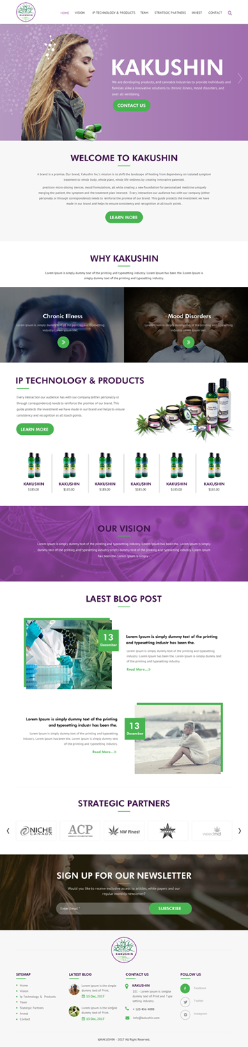 Web Design by rightway for Kakushin, Inc. | Design #17116683
