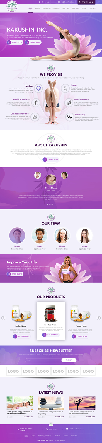 Web Design by rightway for Kakushin, Inc. | Design #17116685