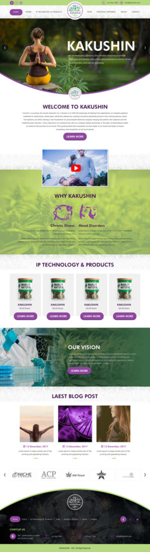 Web Design by rightway for Kakushin, Inc. | Design: #17116686