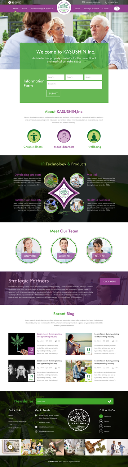 Web Design by rightway for Kakushin, Inc. | Design #17116689