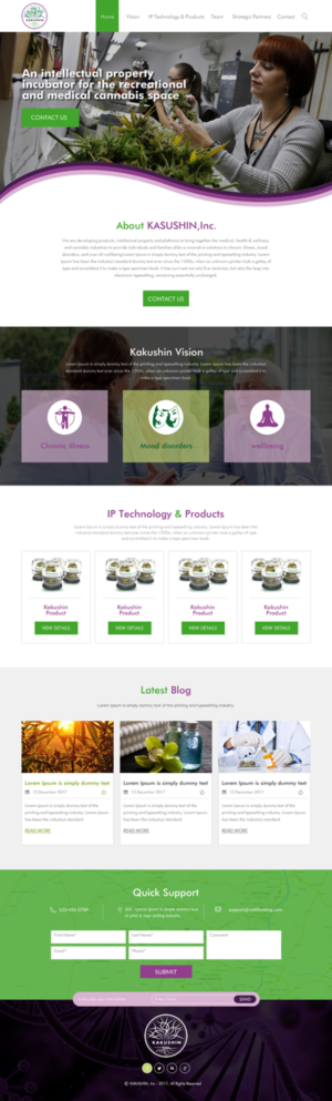 Web Design by rightway for Kakushin, Inc. | Design: #17116691