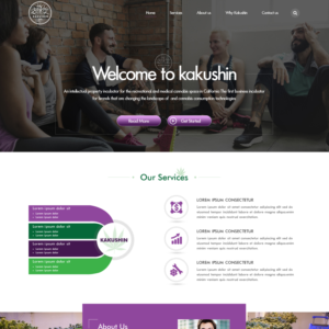 Web Design by AdixDesign for Kakushin, Inc. | Design #17336711