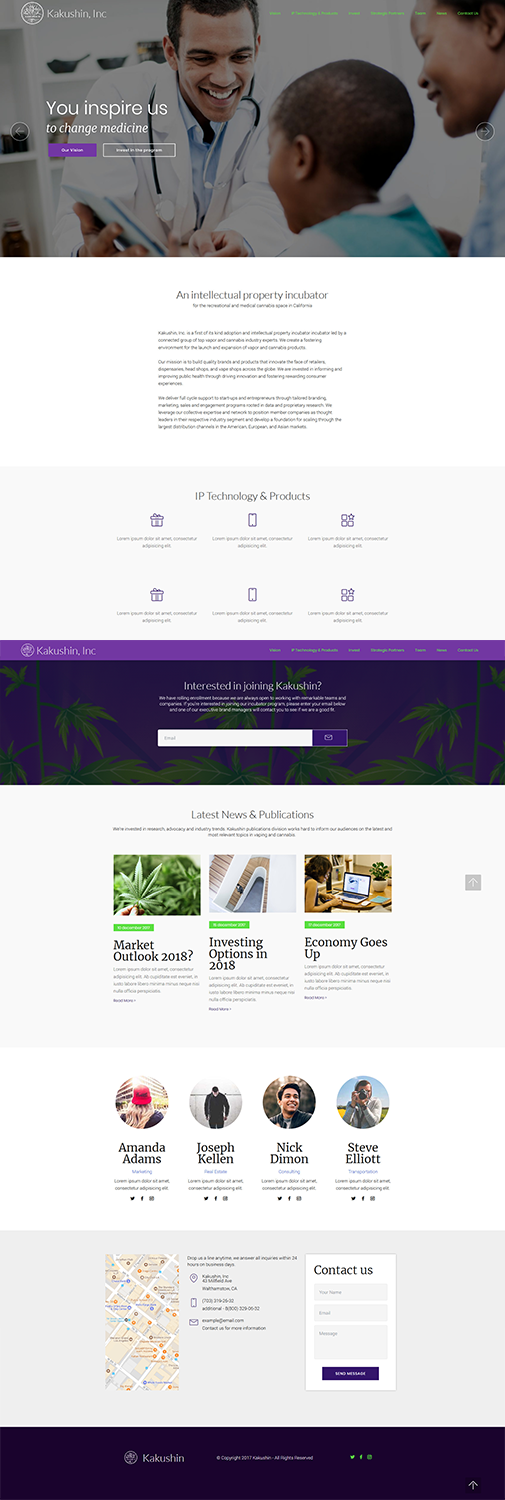 Web-Design von insert name here für Kakushin, Inc. | Design #17105982