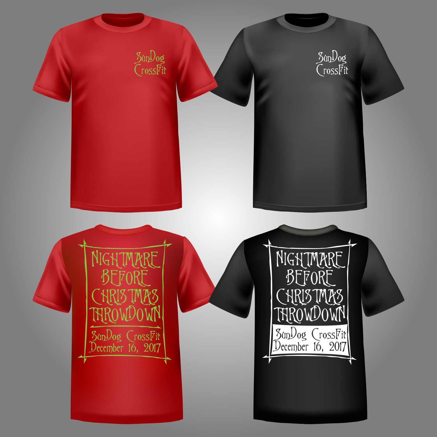 T-shirt Design by SteveW for SunDog CrossFit | Design #16972099