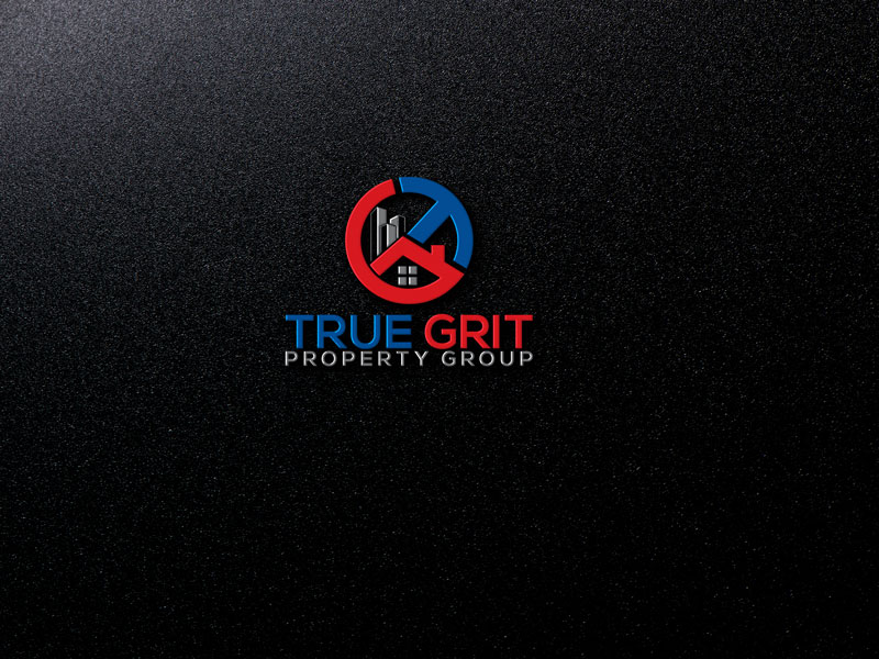 Professional, Masculine, Real Estate Logo Design for True Grit Property