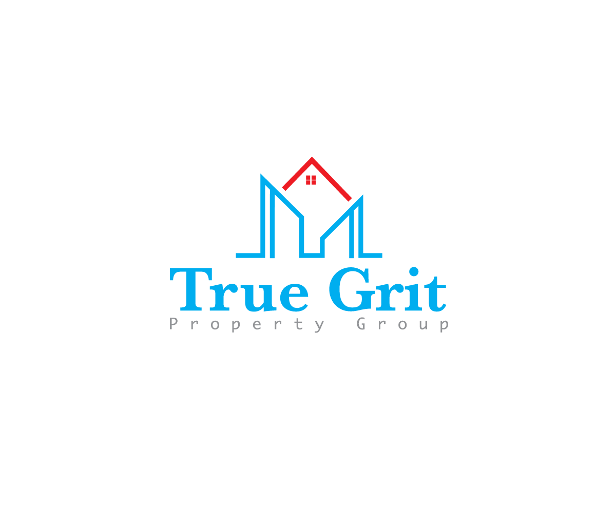 Professional, Masculine, Real Estate Logo Design for True Grit Property