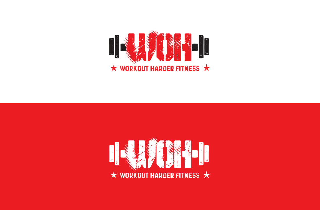 Logo Design by GLDesigns for Workout Harder Fitness | Design #16983205