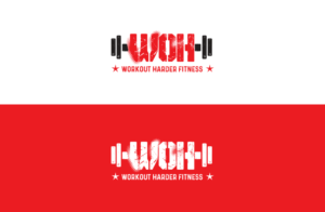 Workout Harder Fitness - WOH | Logo Design by GLDesigns