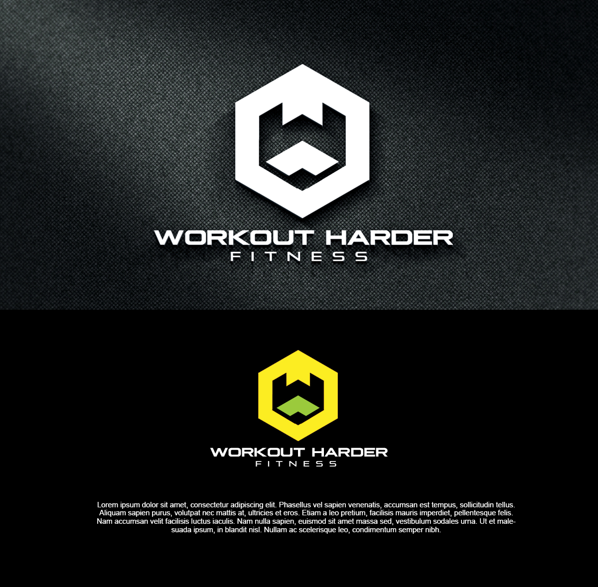 Diseño de Logo por pixelgrapix para Workout Harder Fitness | Diseño #16988104