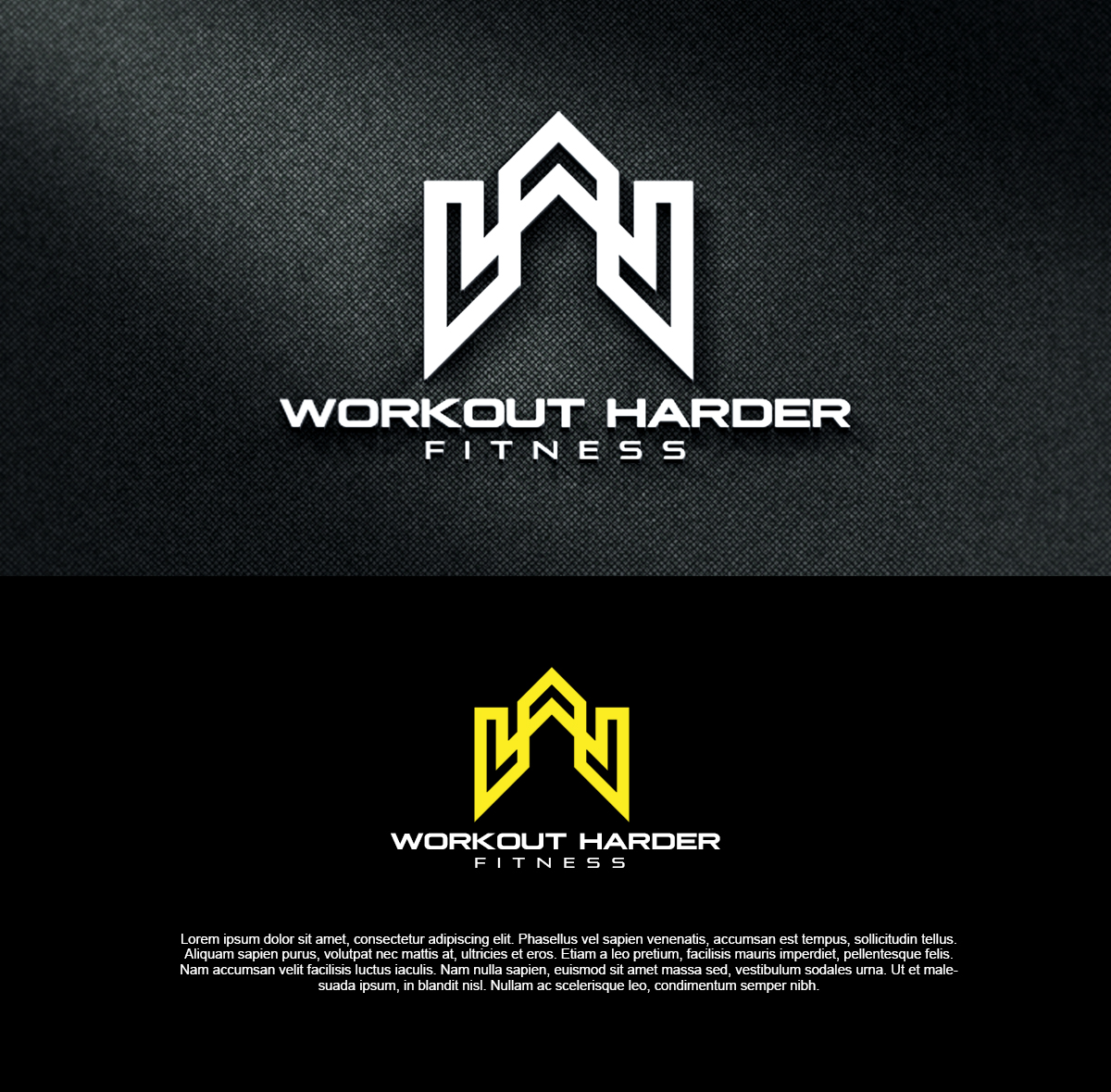 Diseño de Logo por pixelgrapix para Workout Harder Fitness | Diseño #16988106