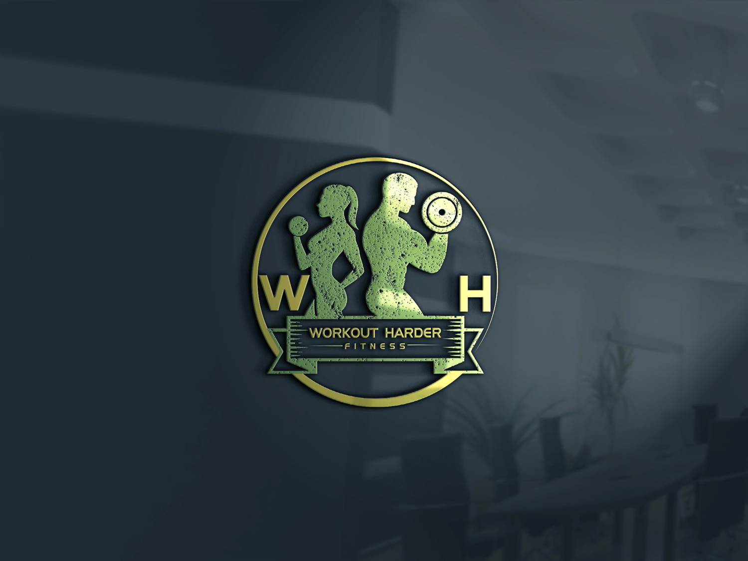 Diseño de Logo por AhmadMohammad para Workout Harder Fitness | Diseño #16992846