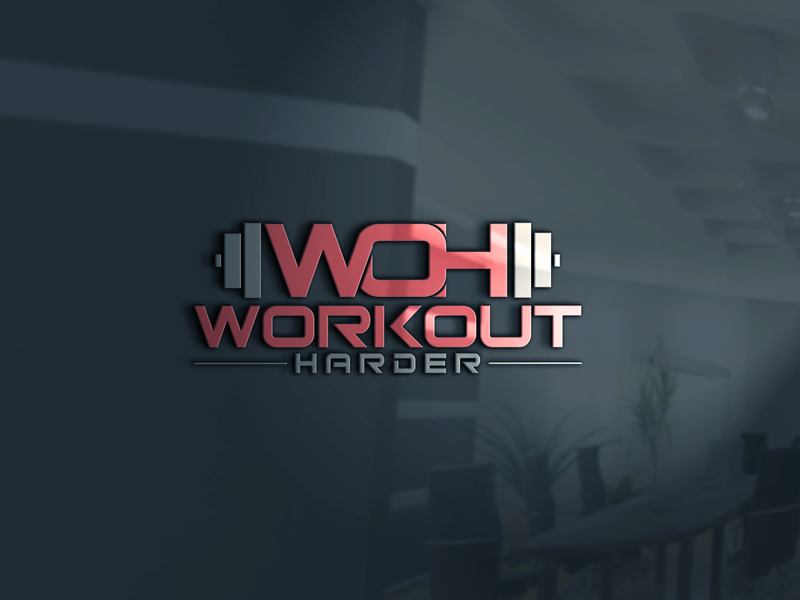 Diseño de Logo por Oaxaqueña para Workout Harder Fitness | Diseño #16983456