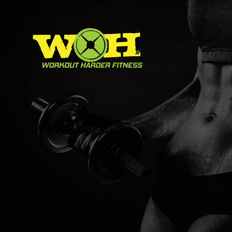 Logo Design by V Concepts for Workout Harder Fitness | Design #17028445