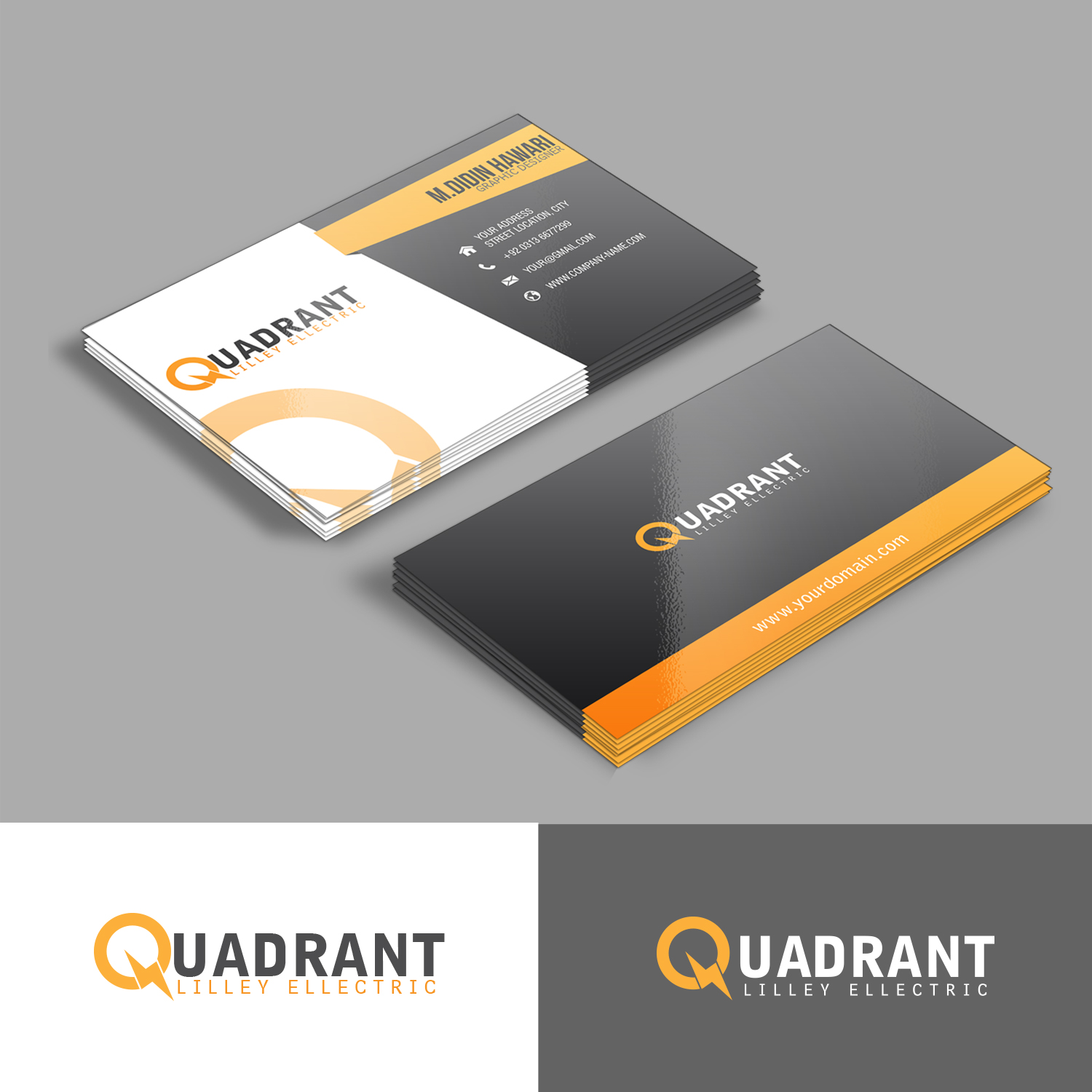 Diseño de Logo por M DIDIN HAWARI para Quadrant, LLC | Diseño #16963950