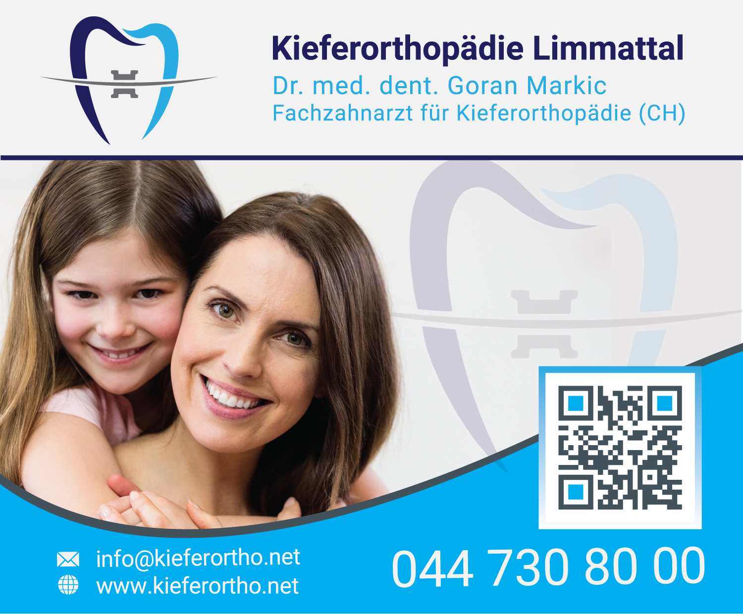 Diseño Gráfico por Kristina Andonoff para Kieferorthopädie Limmattal GmbH | Diseño #17365355