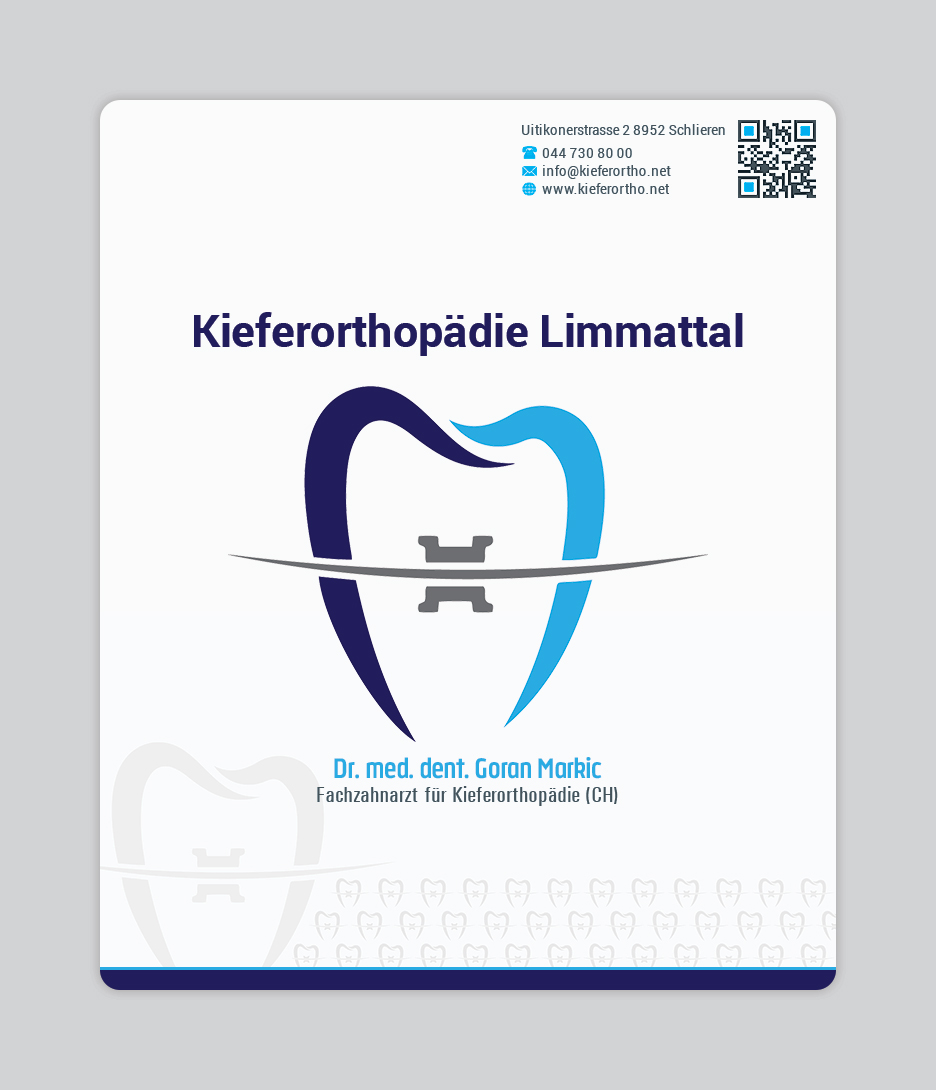Graphic Design by MIND for Kieferorthopädie Limmattal GmbH | Design #17342428