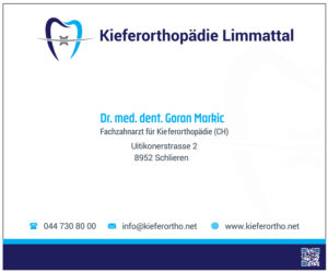 Grafik-Design von Martin Alonso für Kieferorthopädie Limmattal GmbH | Design: #17289706