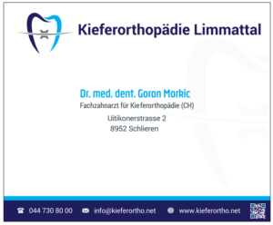 Mouse pad with company logo and address for dentists orthodontic office | Graphic Design by Martin Alonso