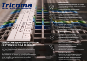 Short presentation of new Electrical Engineering company | Flyer Design by Schöpfer