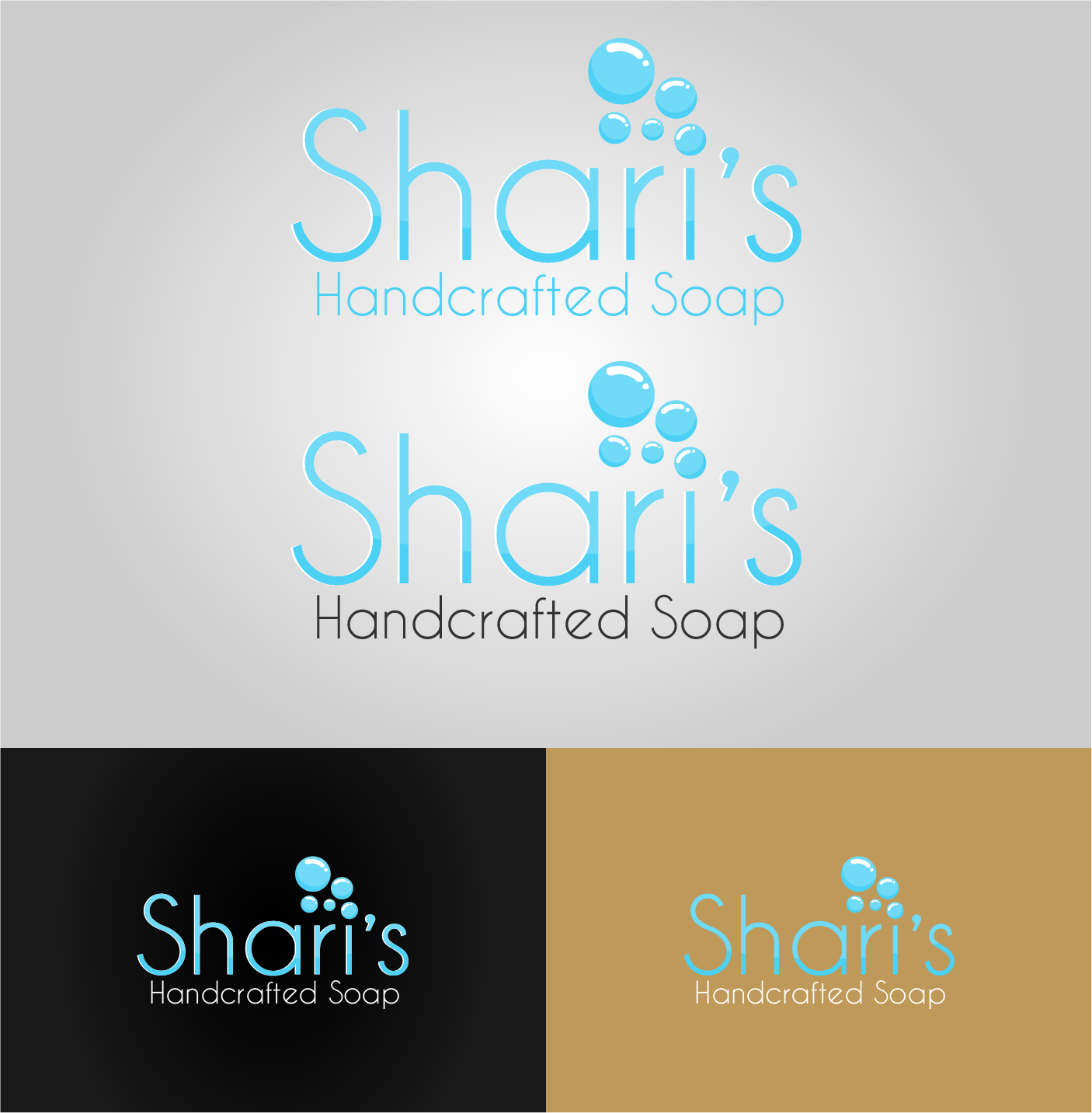 Logo Design by JE Designs for Shari's Handcrafted Soap | Design #16977311