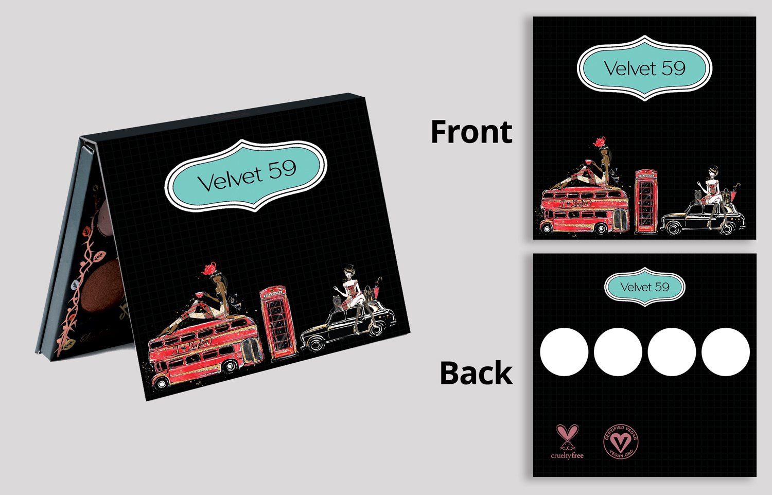 Packaging Design by Impressive Solutions for Velvet 59 by Paris Manning | Design #16970649
