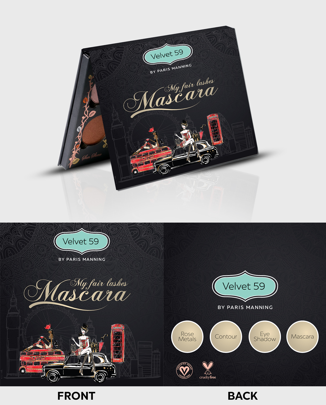 Diseño de Empaque por Impressive Sol para Velvet 59 by Paris Manning | Diseño #16990377